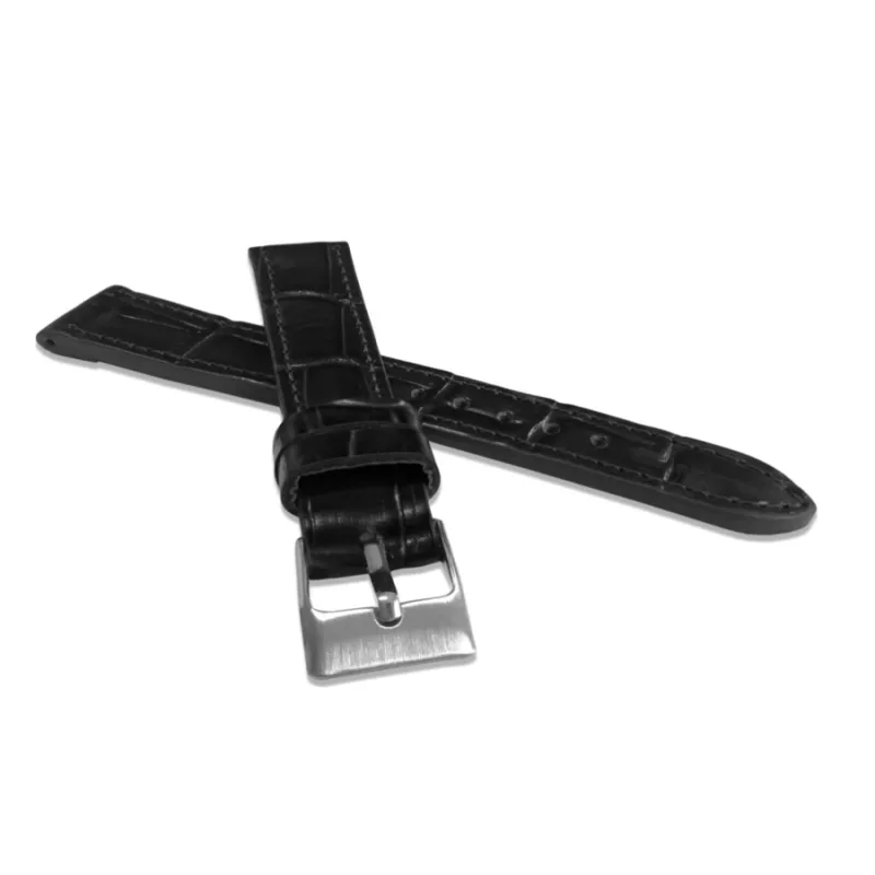 Kožený remienok na hodinky Croco Top Grain LAVVU LSJUB14