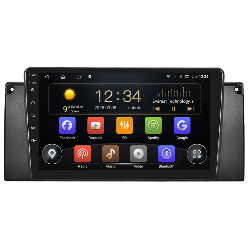 Isudar 2DIN autorádio T72-IEV23 Android, BMW E39 / X5 E53 B168