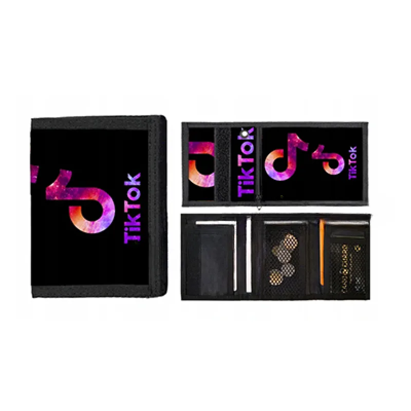 Tik Tok Rainbow Logo (peňaženka)