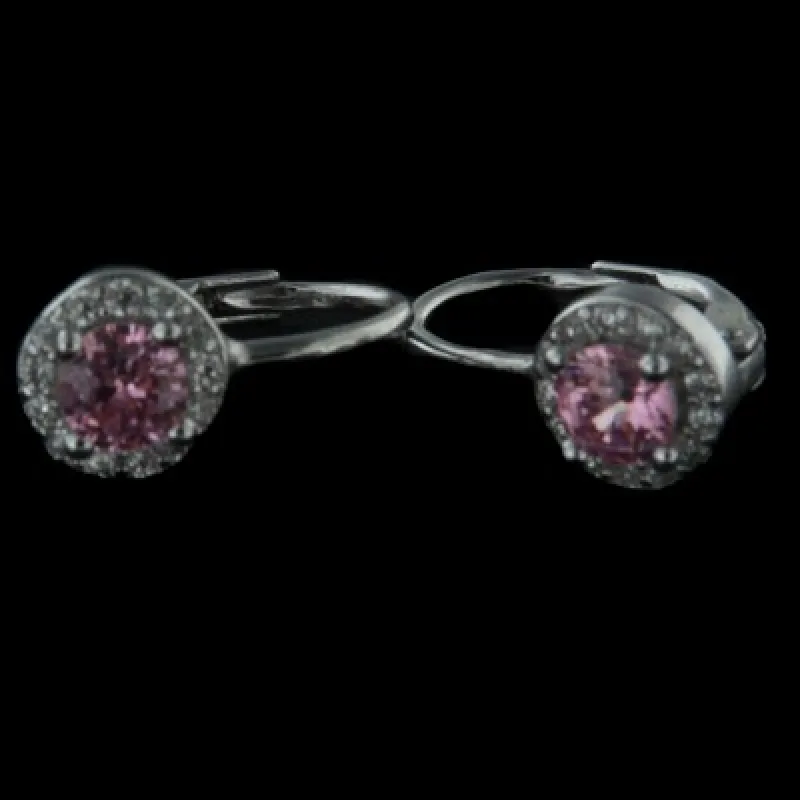 Strieborné náušnice s klasickým zapínaním KA E2601P