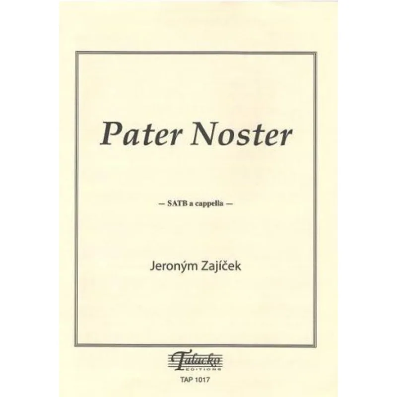 Talacko Editions Pater noster