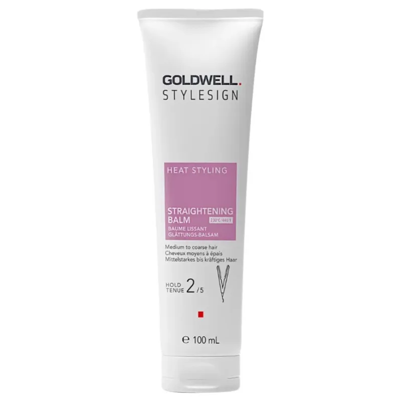 GOLDWELL StyleSign Heat Styling Straightening Balm 100ml - balzam na narovnanie vlasov