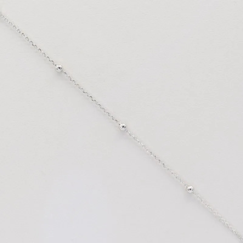 Strieborný náramok na nohu KA B2010