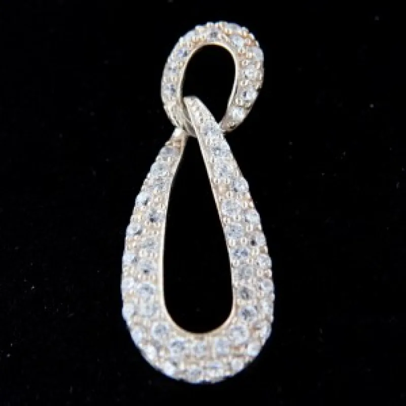 Strieborný prívesok s kameňom KA P398