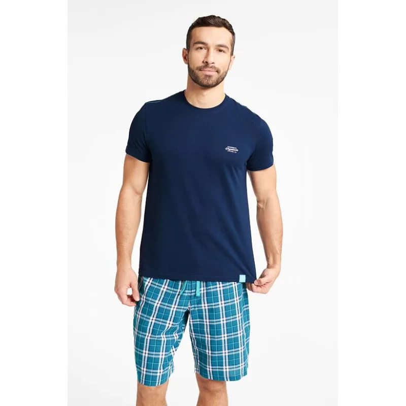 Pánske pyžamo Weston tmavomodré L