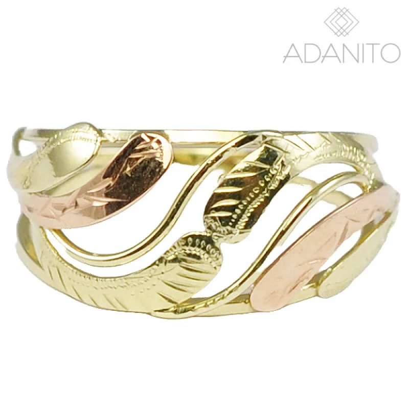 Zlatý prsteň z kombinovaného zlata ADANITO BRR1229GR