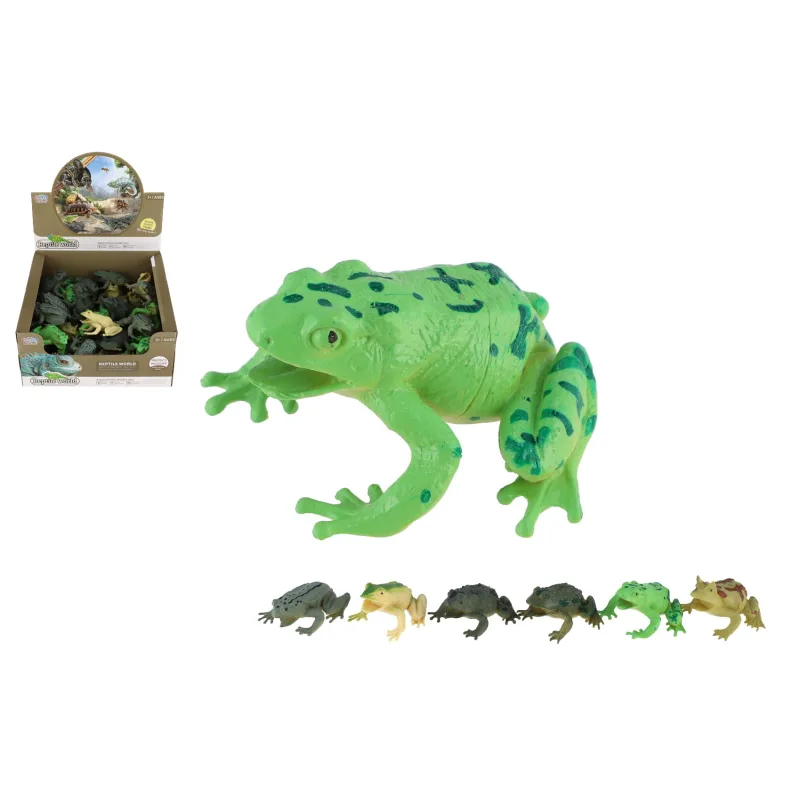 Teddies Žaba plast 7x7cm mix druhov