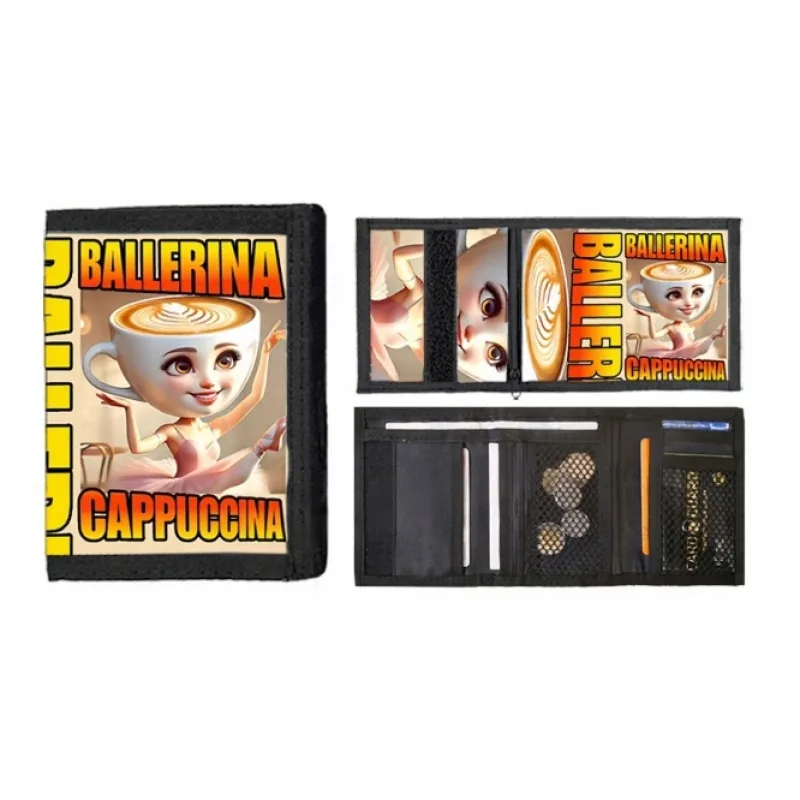 Ballerina Cappuccina Italian Brainrot Meme (peňaženka)