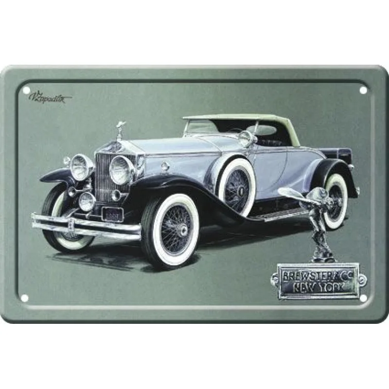 Plechová cedule Rolls Royce Phantom I (2), 150x100 mm