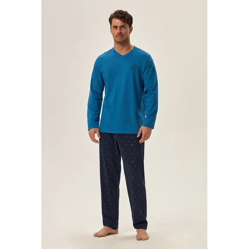 Pánske pyžamo Joger modré XXL
