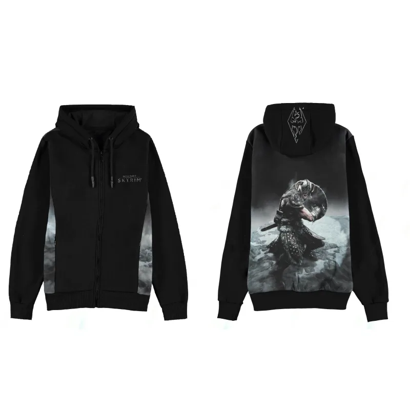 Elder Scrolls V Skyrim Zipper Hoodie Dragonborn