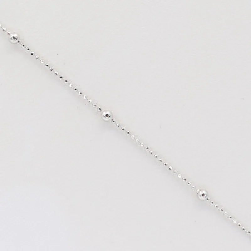 Strieborný náramok na nohu KA B2099