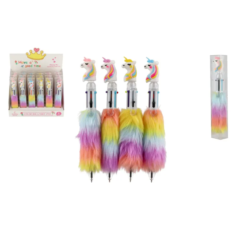 Teddies Pero jednorožec plyšové 6 farieb plast 16cm 4 farby