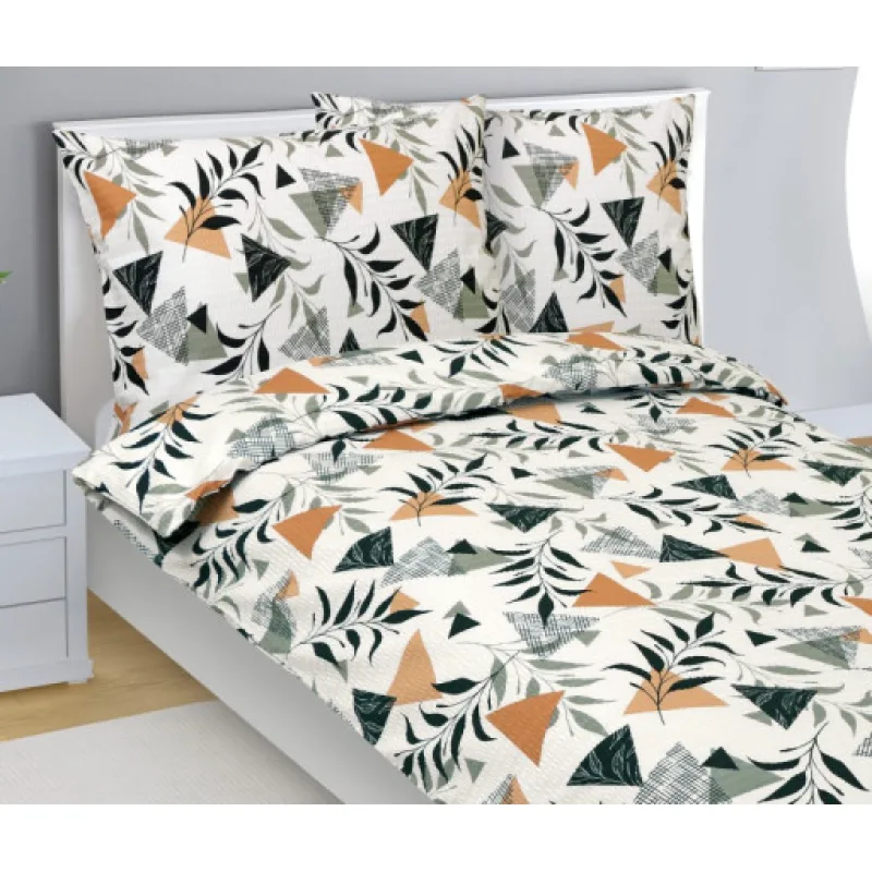 Bellatex Povlečení krep na dvoudeku, Zahrada - 180x200, 2ks 70x90cm