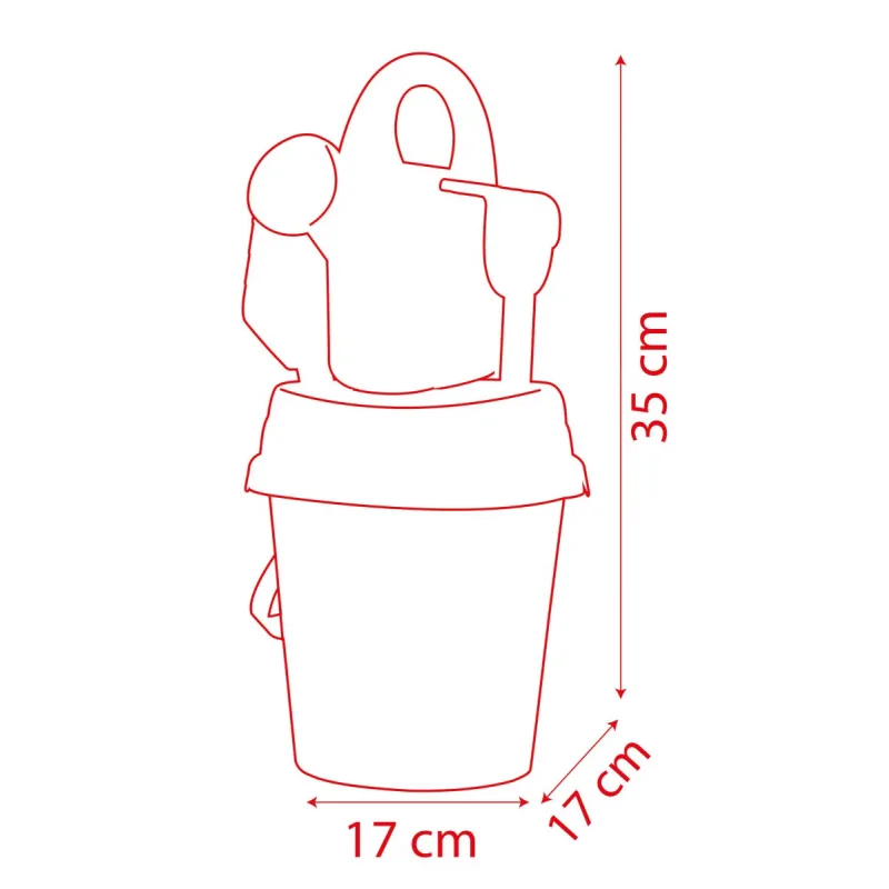 Smoby Vedro Smoby Spidey s čajníkom a príslušenstvom, stredná