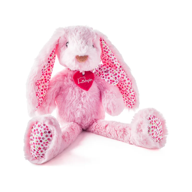 Lumpin plyš Zajac Stella ružový veľký 38 cm