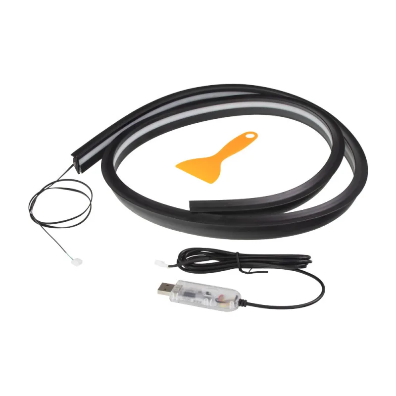 LED ambientní osvětlení RGB pod přední okno - vnější 95RGB-SET20