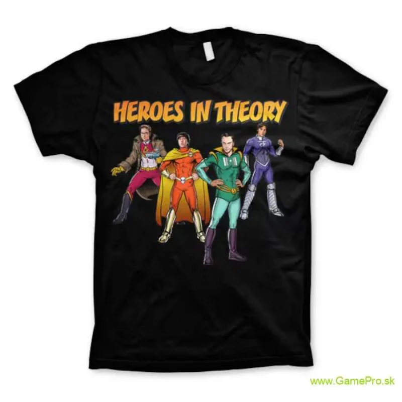 Big Bang Theory Heroes In Theory (tričko)