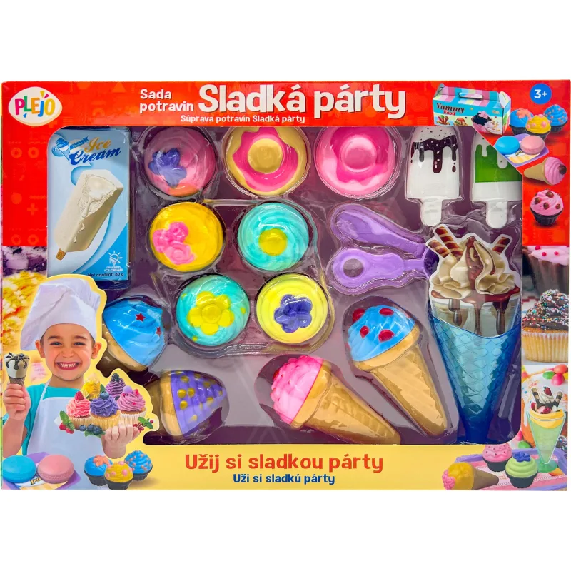 Plejo Mac Toys Sada sladkých potravín na párty