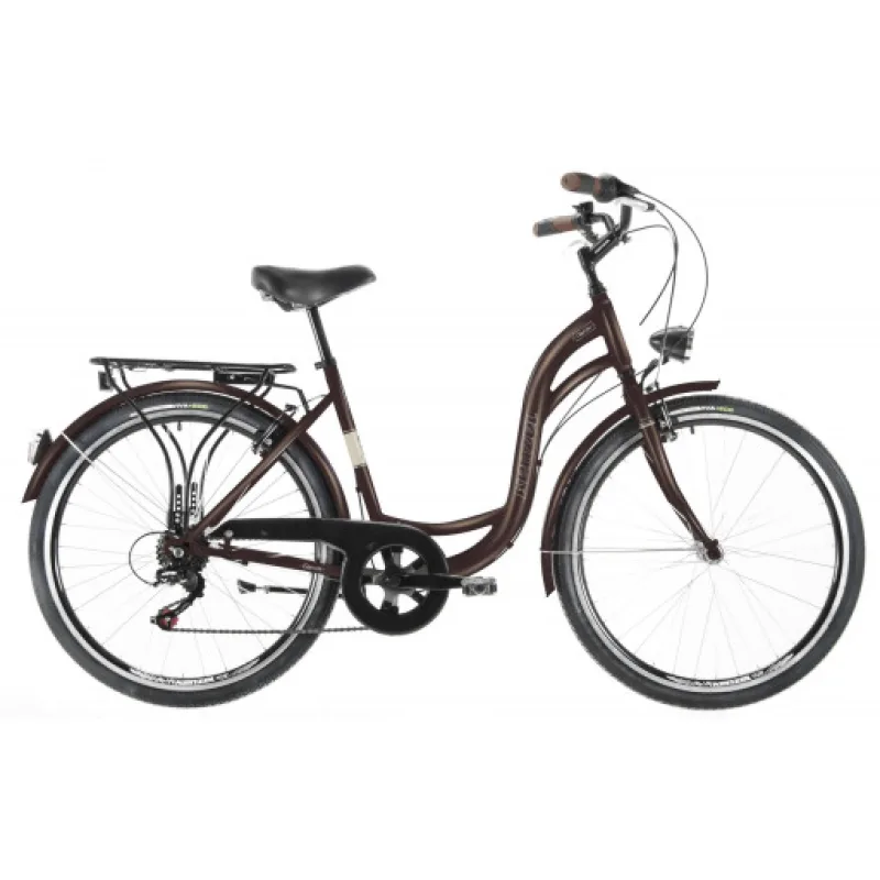 Kenzel Městské kolo Dream Royal 6spd 26" 2026 hnědé