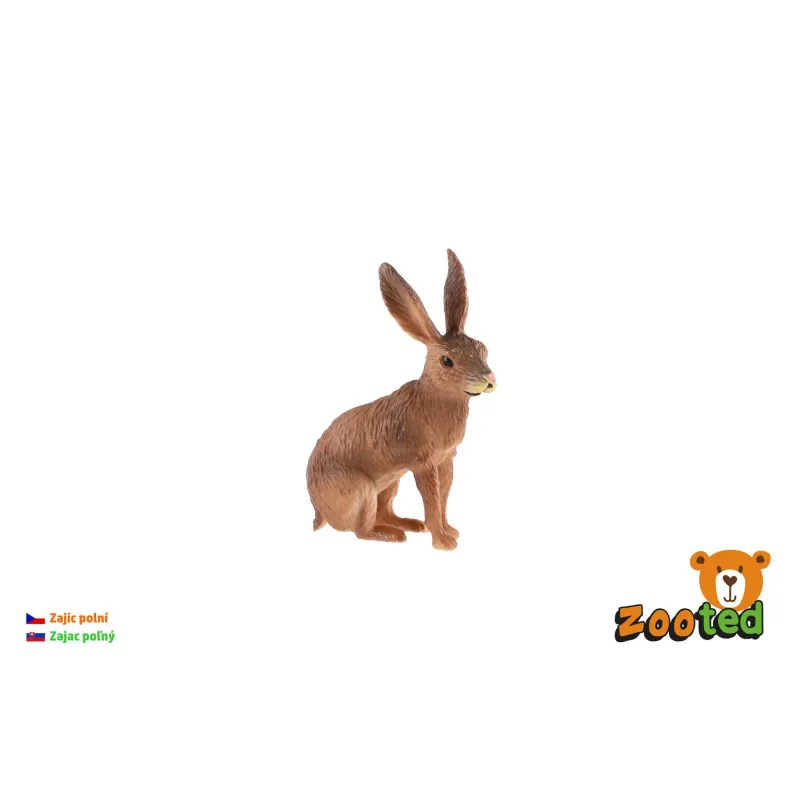 ZOOted Zajac poľný zooted plast 6cm v sáčku