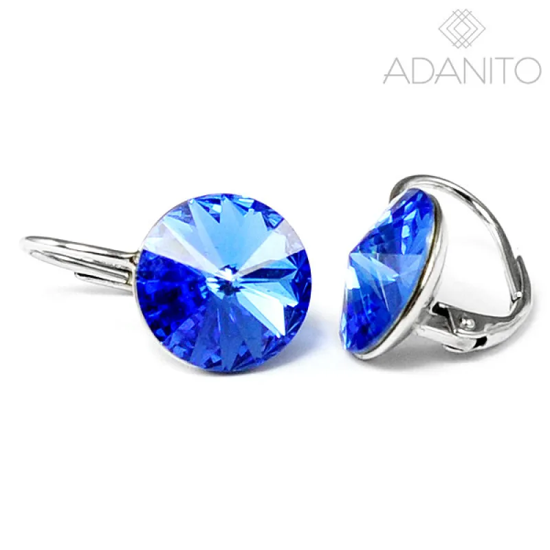 Strieborné náušnice Swarovski Components BENETO AGUC3095