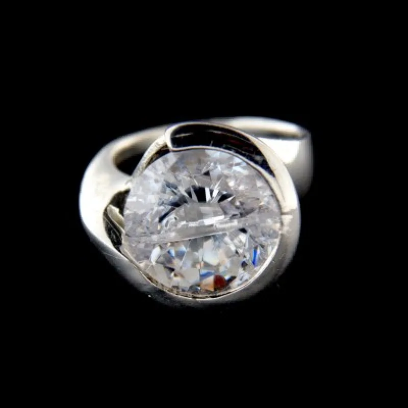 Strieborný prsteň s kameňom KA R549, 56