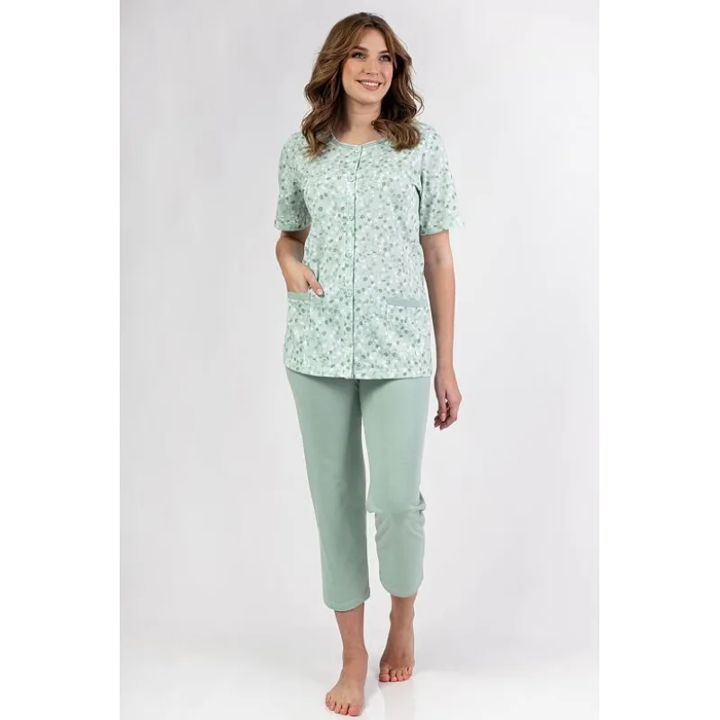 Dámske pyžamo Madlena zelené XXL
