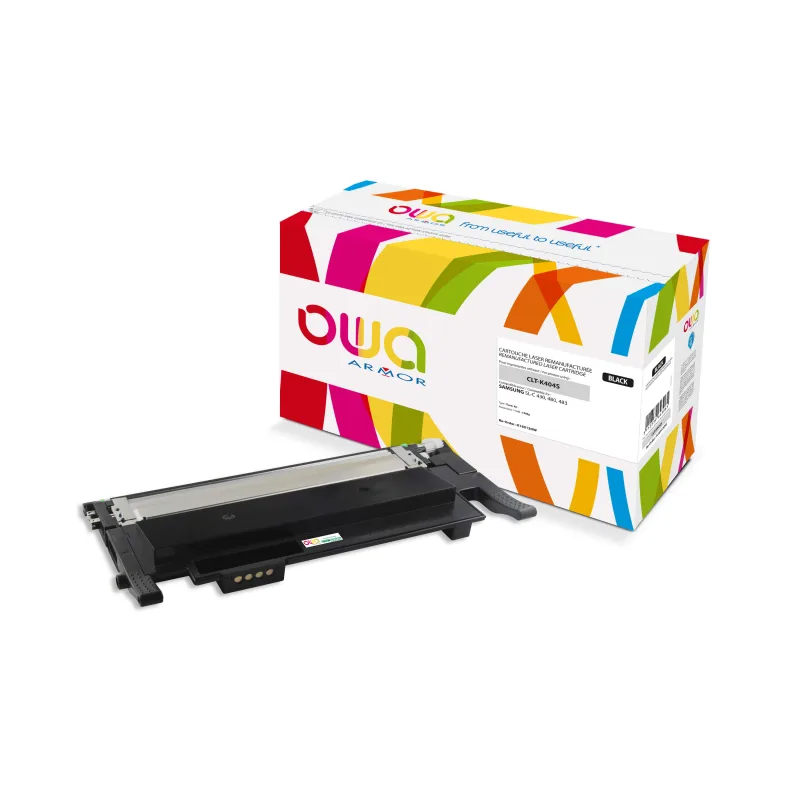 OWA Armor toner kompatibilní s Samsung CLTK404S, 1500st, černá/black K16012OW