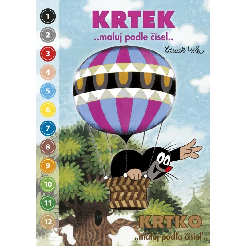 Akim Giochi Preziosi Maľuj podľa čísel A5 - Krtko 2