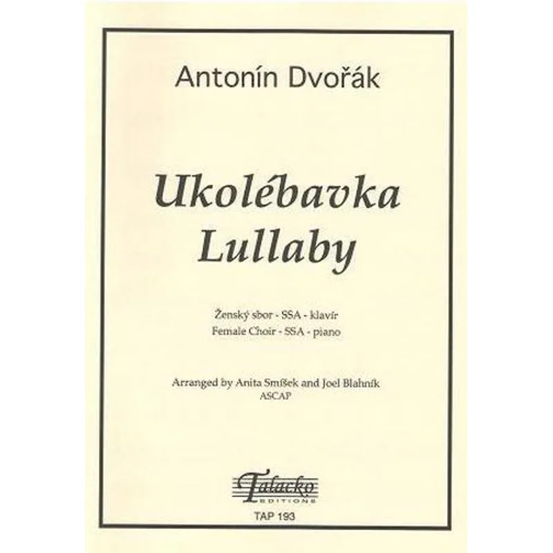 Talacko Editions Ukolébavka