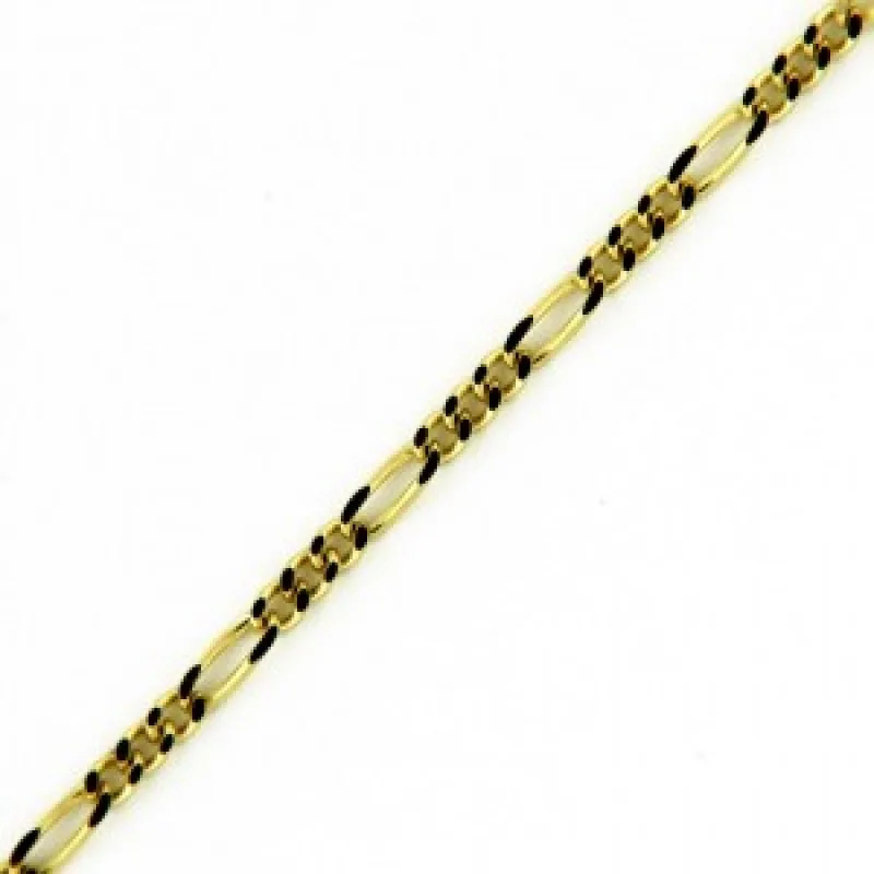 Zlatá retiazka zo žltého zlata KA FIG/035, 42, 1.55 g