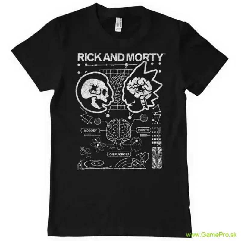 Rick And Morty Nobody Exists On Purpuse (T-Shirt)