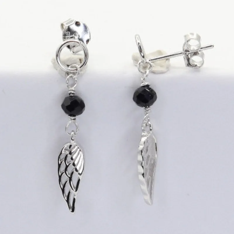 Strieborné náušnice na puzety KA E4628