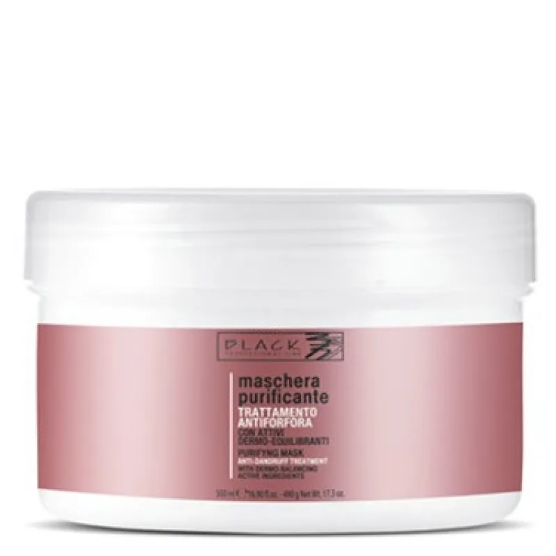 BLACK Starostlivosť Anti-Dandruff Maschera 500ml - vlasová maska proti lupinám