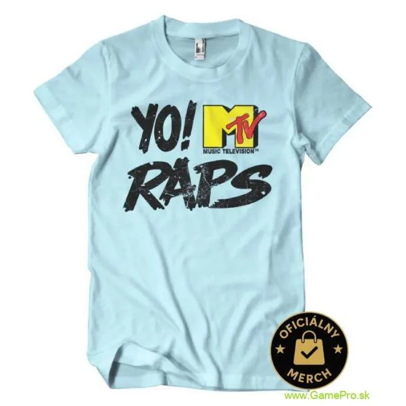 MTV Yo! Raps Distressed Logo (tričko)