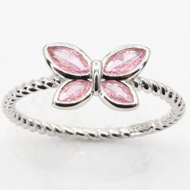 Strieborný prsteň s kameňom KA R3335, 48