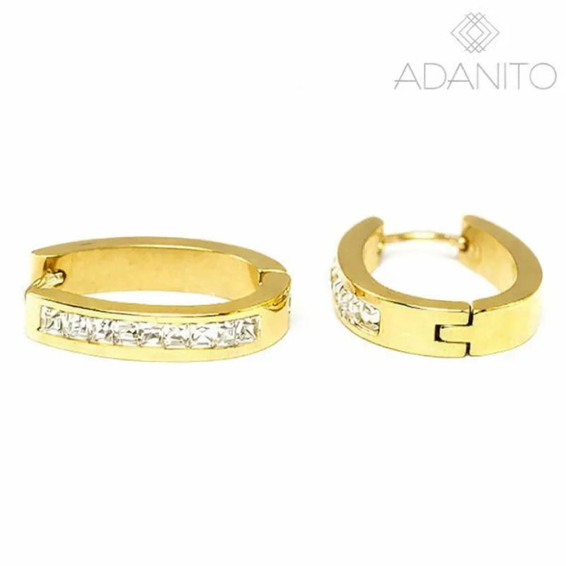 Náušnice z chirurgickej ocele s kameňmi BK 32970B