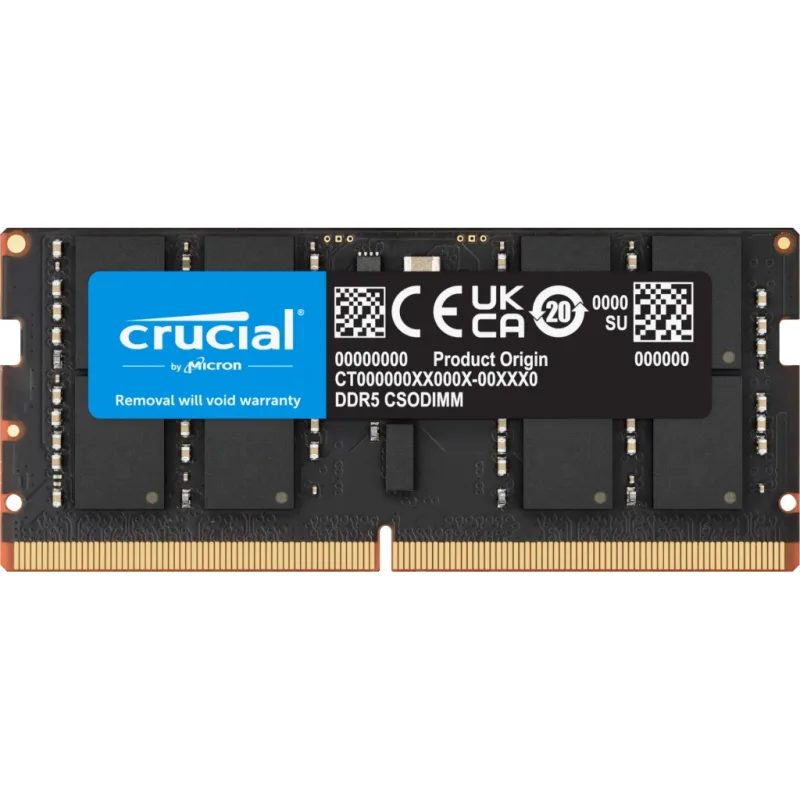 CRUCIAL Crucial/CSODIMM DDR5/32/6400MHz/CL52/1x32GB CT32G64C52CS5