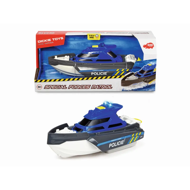 Dickie Policajná loď Špeciálne jednotky, česká verzia