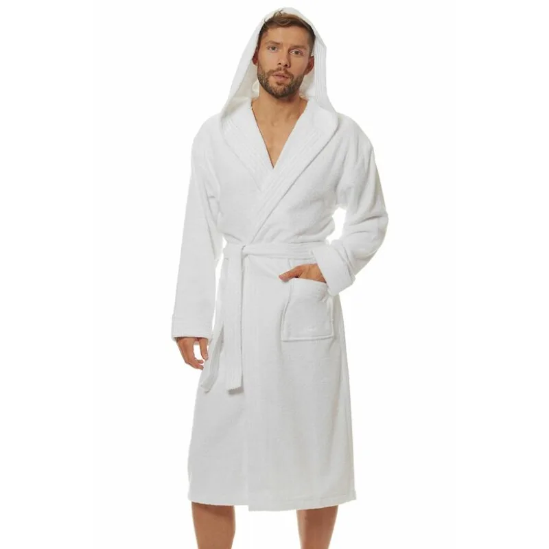 Pánsky froté župan Leon biely XXL