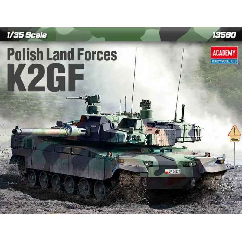 Academy Model Kit military 13560 - Poľské pozemné sily K2GF (1:35)