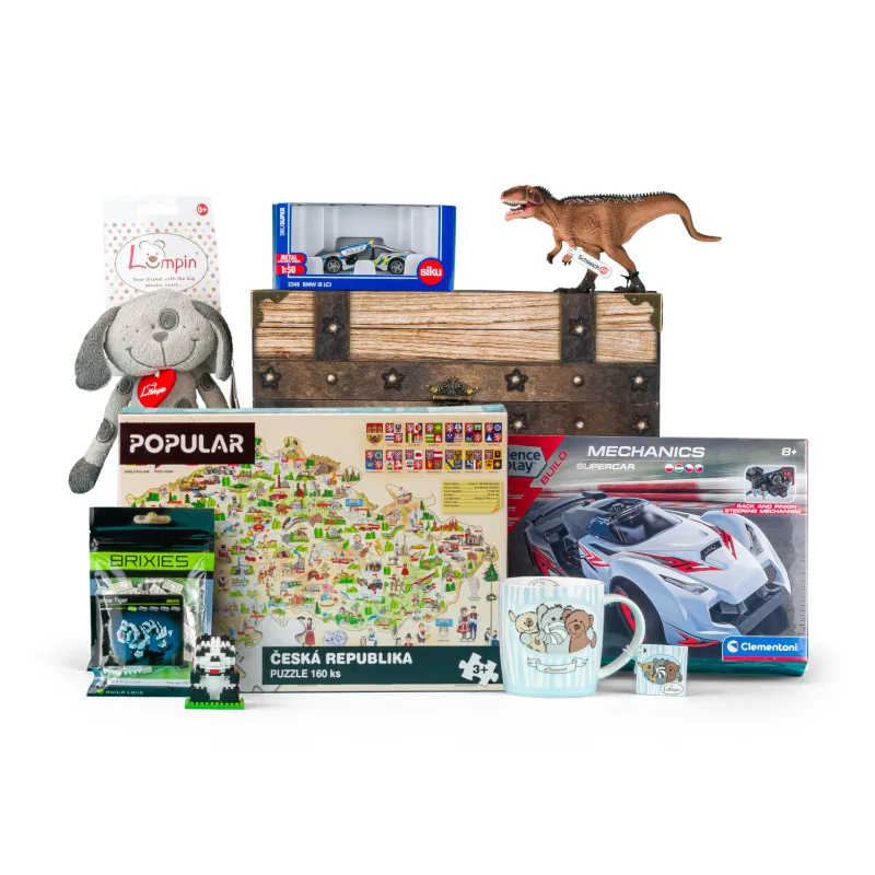 TRUHLA hraček TRUHLICA hračiek Truhlica plná hračiek „Oscar“