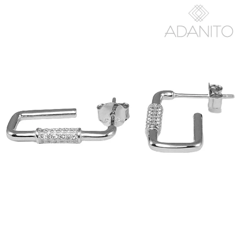 Strieborné náušnice so zirkónmi BENETO AGUP3595
