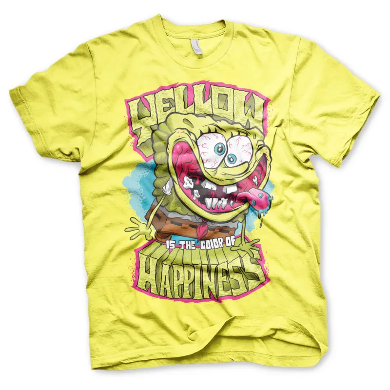 SpongeBob Squarepants Yellow Is The Color Of Happiness (tričko)