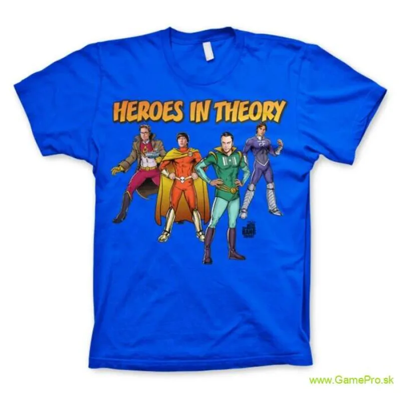 Big Bang Theory Heroes In Theory (tričko)