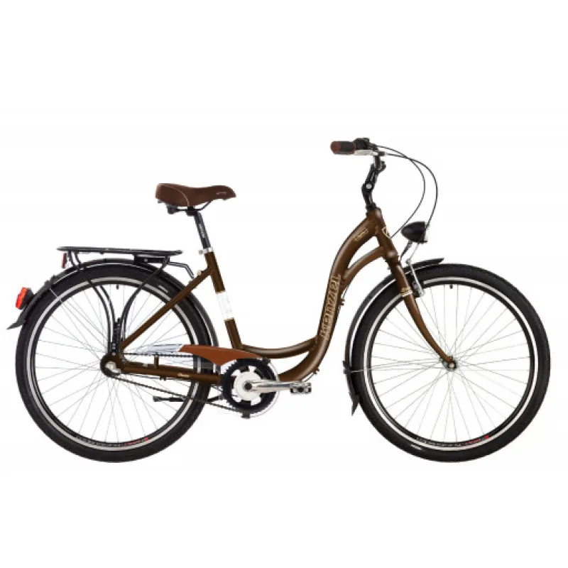 Kenzel Městské kolo Dream Classic 3spd 28" 2026 hnědé