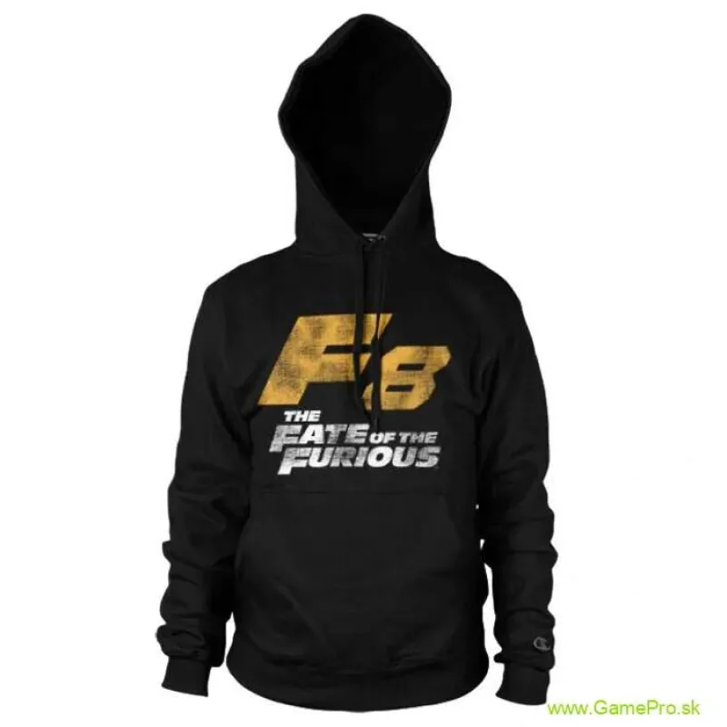 Fast and The Furious Hoodie F8 Distressed Logo