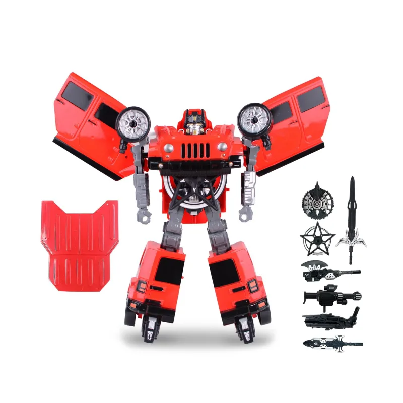 Rappa Robot rozložiteľné auto červené