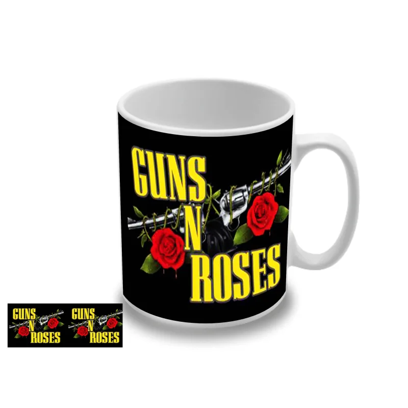 Guns N Roses - Yellow Logo (hrnček)